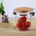 Glas-Aufbewahrungsglas mit Honig-Ferment-Flaschen